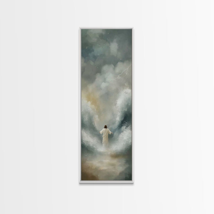 Rising Hope | Framed Canvas Print | Skinny Art | Christian Art Canvas | Jesus Painting | Christian Wall Art | Christmas Art