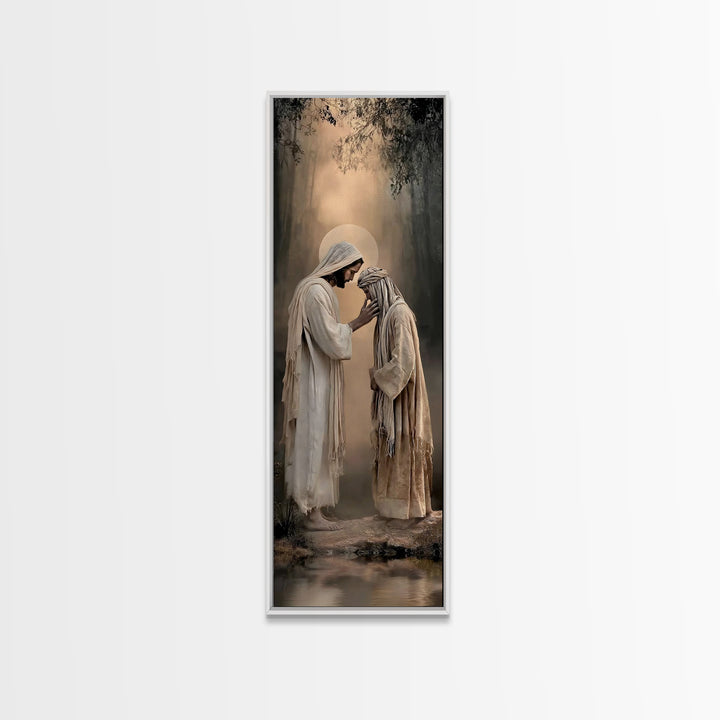 Forest Of Blessings – Framed Canvas Print – Christian Wall Art – Christian Art Canvas – Large Jesus Painting – Christian Painting – Christi