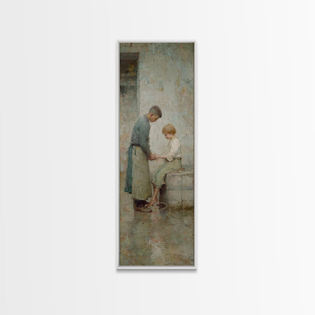 Compassionate Hands | Framed Canvas Print | Christian Art Canvas | Christian Gift Ideas | Christian Wall Art | Modern Christian Art | Narro