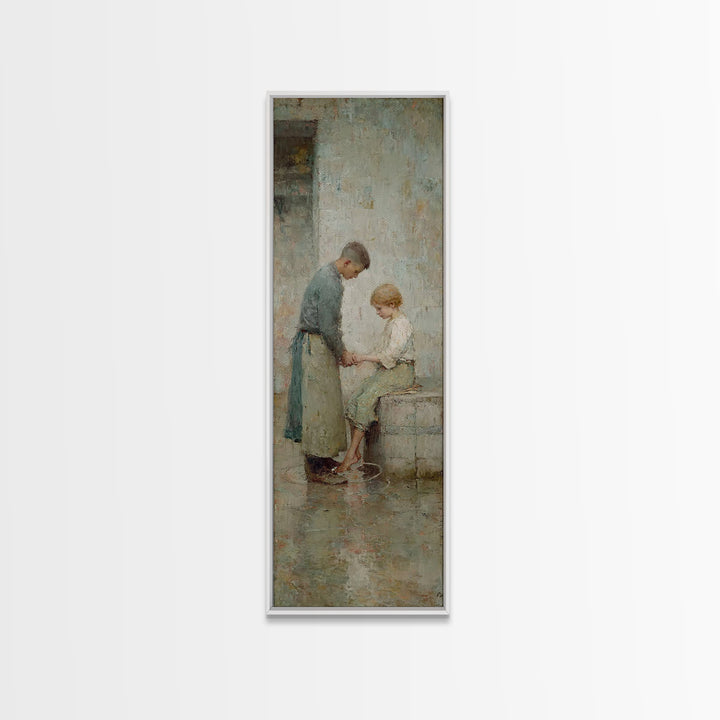 Compassionate Hands | Framed Canvas Print | Christian Art Canvas | Christian Gift Ideas | Christian Wall Art | Modern Christian Art | Narro