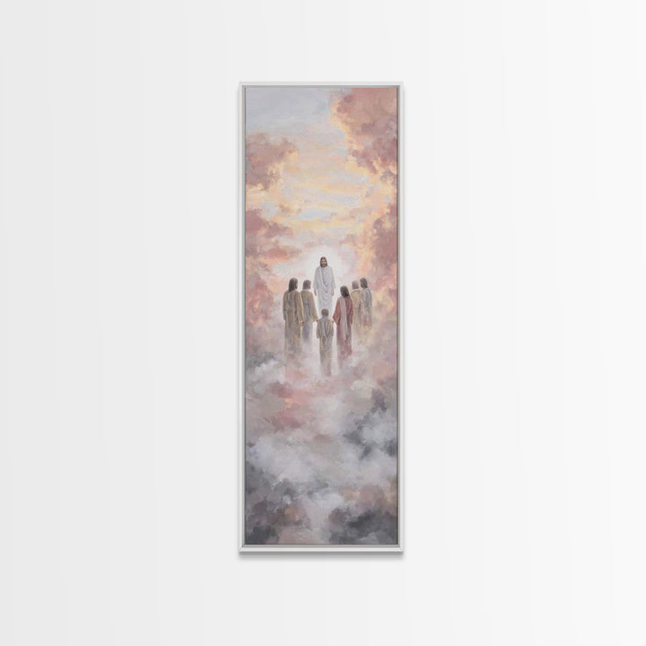 Celestial Disciples – Framed Canvas Print – Skinny Art – Christian Art Canvas – Christian Wall Art – Jesus Painting – Christian Christmas A