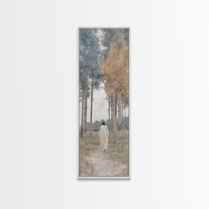 Morning Hope Way | Framed Canvas Print | Skinny Art | Christian Wall Art | Christian Painting | Christian Art Canvas | Christian Gift
