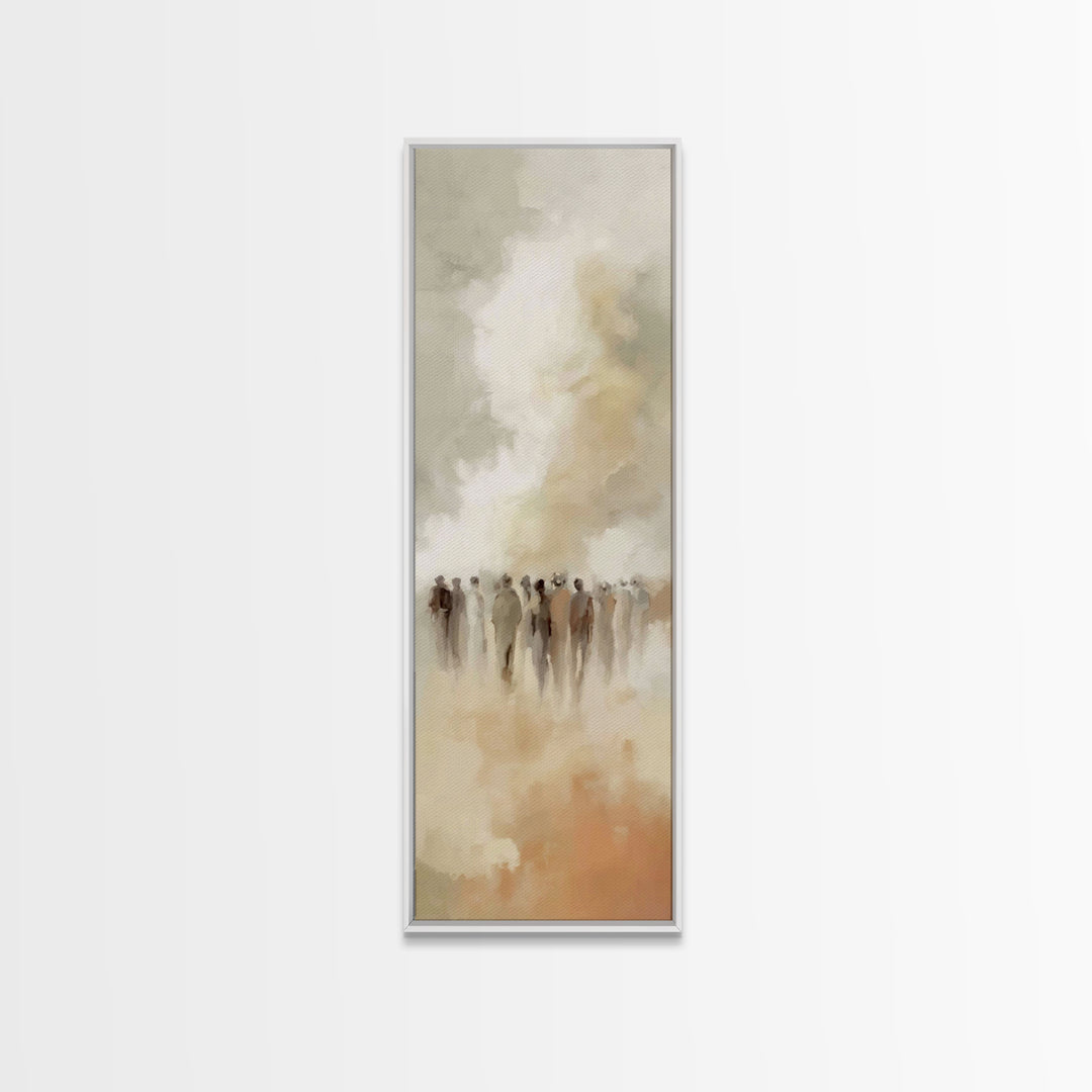Cloudborn Gathering – Framed Canvas Print – Tall Narrow Wall Art – Christian Wall Art – Christian Art Canvas – Christian Painting – Christi