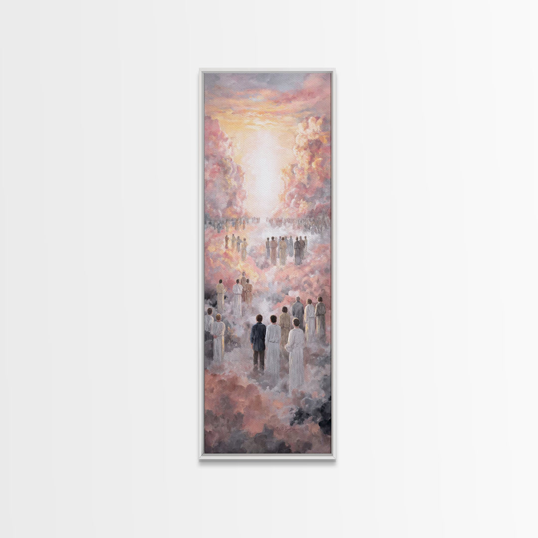 Path Of Glory – Framed Canvas Print – Narrow Art – Christian Art Print – Christian Wall Art – Christian Christmas Art – Jesus Painting – Ch