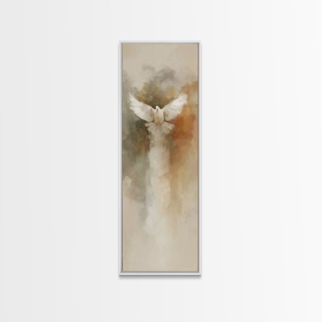 Spirit Of Glory – Framed Canvas Print – Christian Art Print – Christian Wall Art – Skinny Art – Christian Christmas Art – Christian Art Can