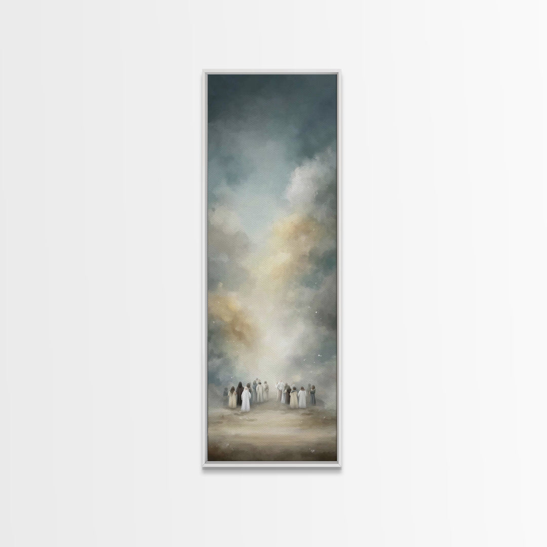 Rising Glory Vision – Framed Canvas Print – Skinny Art – Christian Art Canvas – Christian Art – Jesus Painting – Christian Wall Art – Chris