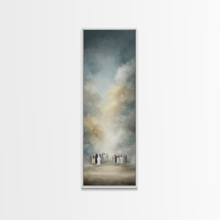 Rising Glory Vision – Framed Canvas Print – Skinny Art – Christian Art Canvas – Christian Art – Jesus Painting – Christian Wall Art – Chris