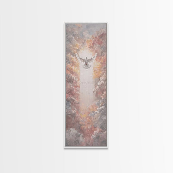 Dawn Of The Spirit – Framed Canvas Print – Christian Art Canvas – Christian Wall Art – Tall Skinny Art Print – Christmas Art – Christian Gi