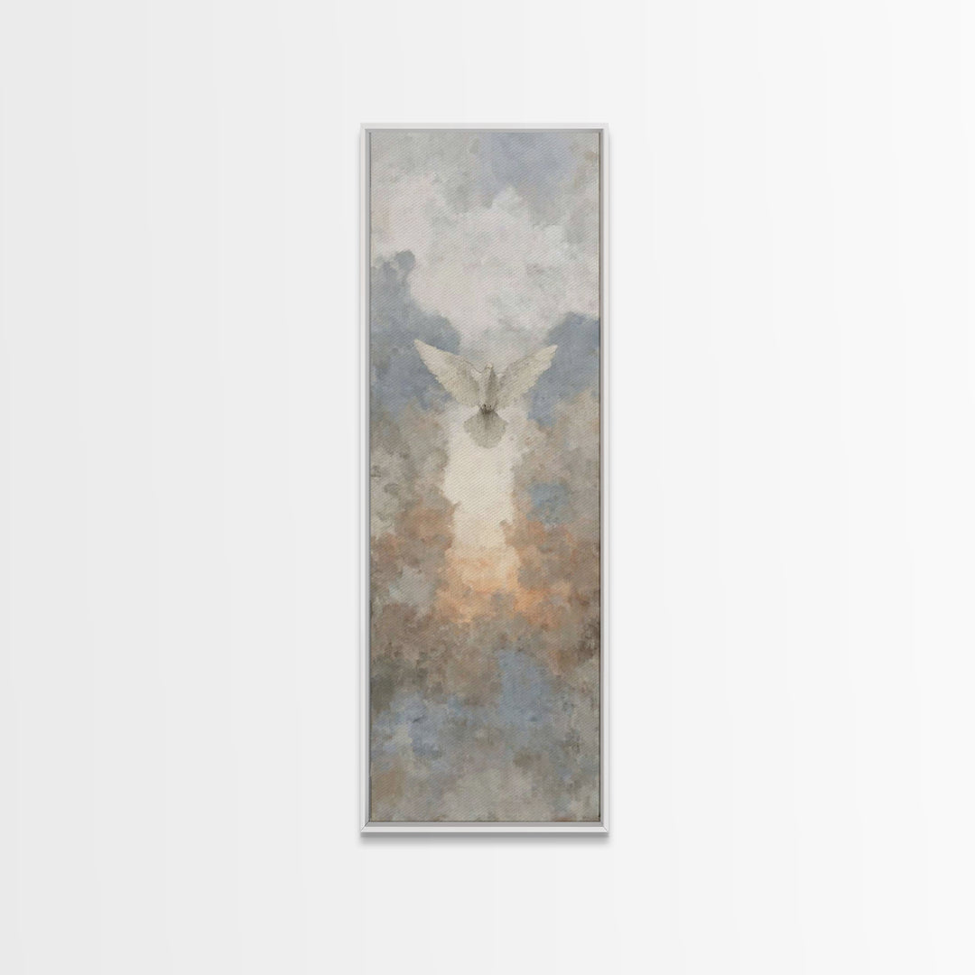 Ascending Grace | Framed Canvas Print | Christian Art Canvas | Jesus Painting | Christian Wall Art | Christmas Art | Christian Decor | Art