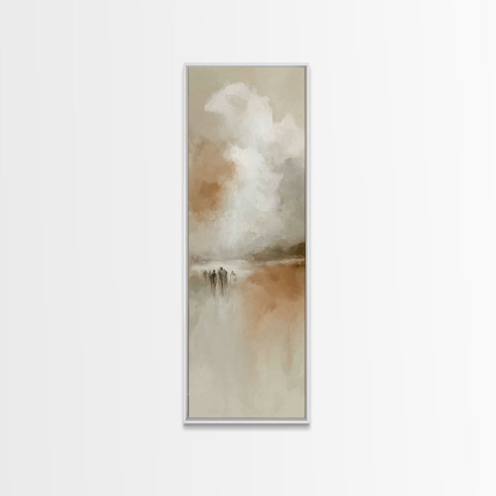 Wandering Disciples – Framed Canvas Print – Tall Skinny Art Print – Christian Art – Christian Art Canvas – Christian Wall Art – Minimalist