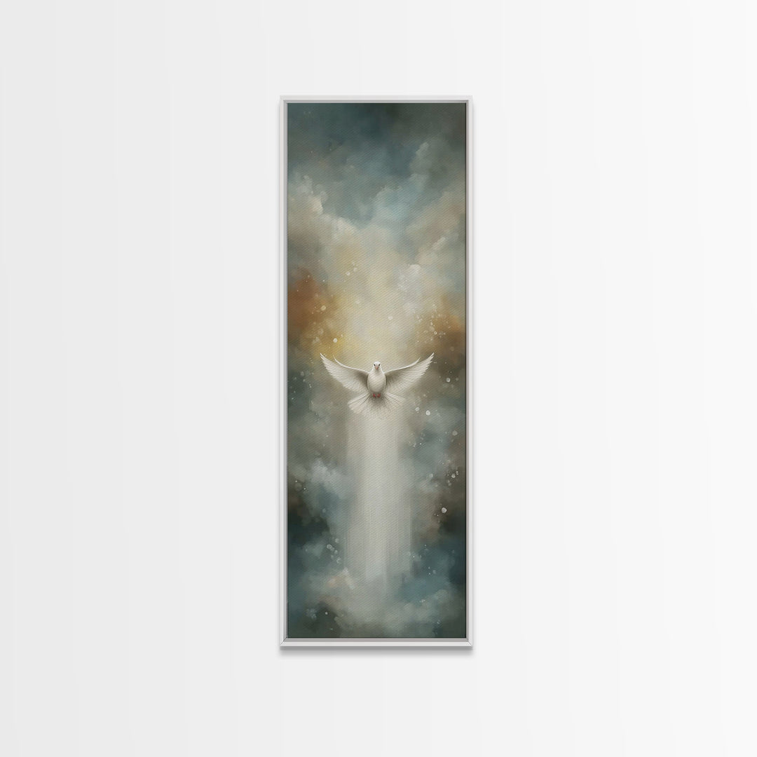 Radiance Of Peace – Framed Canvas Print – Christian Wall Art – Christian Art – Christian Art Canvas – Skinny Art – Christian Gift Ideas