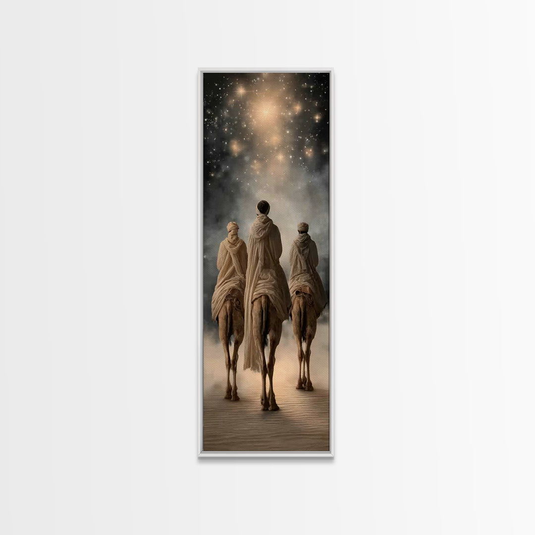 The Holy Ascent – Framed Canvas Print – Skinny Art – Christian Wall Art – Christian Christmas Art – Christian Painting – Christmas Art – Ch