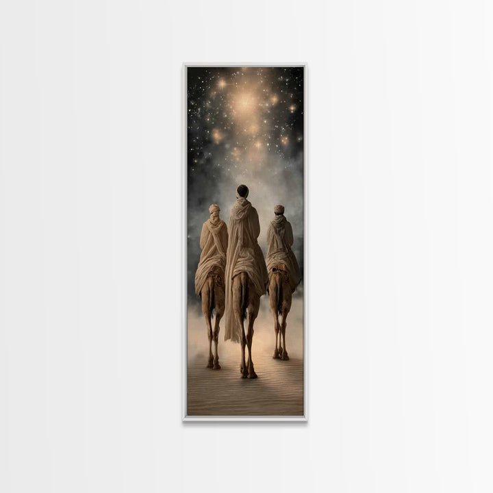 The Holy Ascent – Framed Canvas Print – Skinny Art – Christian Wall Art – Christian Christmas Art – Christian Painting – Christmas Art – Ch