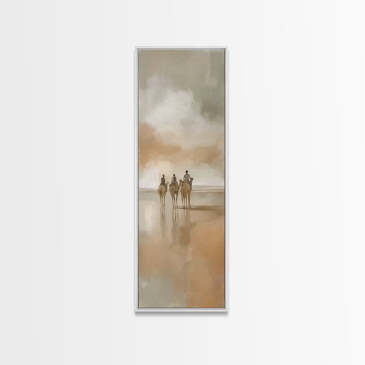 Holy Mist Journey – Framed Canvas Print – Christian Wall Art – Narrow Art – Christian Art Canvas – Christmas Art
