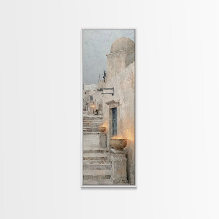 Sacred Steps – Framed Canvas Print – Narrow Art – Christian Art Canvas – Modern Christian Art – Christian Wall Art – Christian Decor