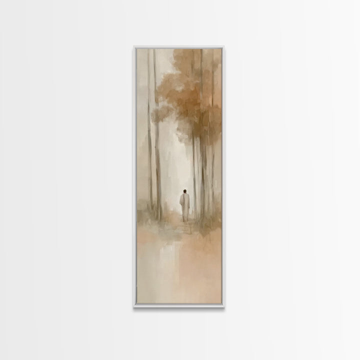 Forest Of Blessing – Framed Canvas Print – Skinny Art – Christian Art Canvas – Jesus Painting – Christian Wall Art – Subtle Christian Art