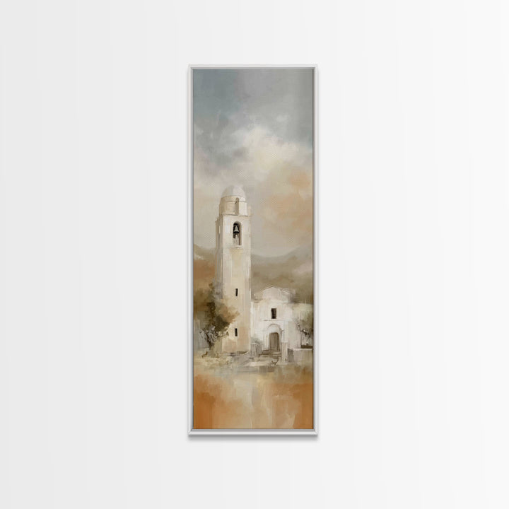Evening Bells – Framed Canvas Print – Skinny Art – Christian Christmas Art – Christian Wall Art – Christian Art Canvas – Christmas Wall Art