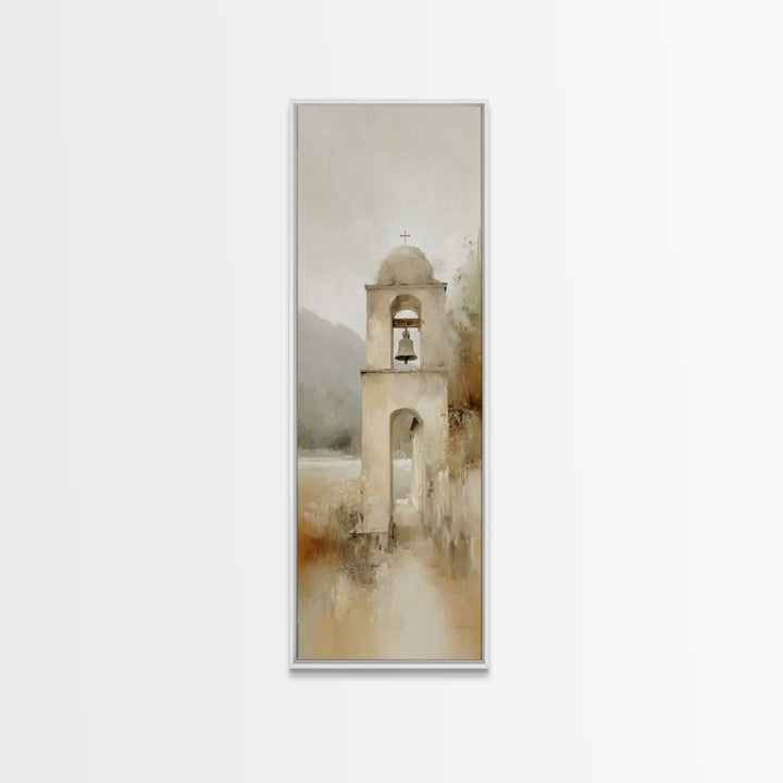 Valley Of Mercy – Framed Canvas Print – Jesus Painting – Christian Wall Art – Christmas Art – Tall Narrow Wall Art – Christian Art Canvas