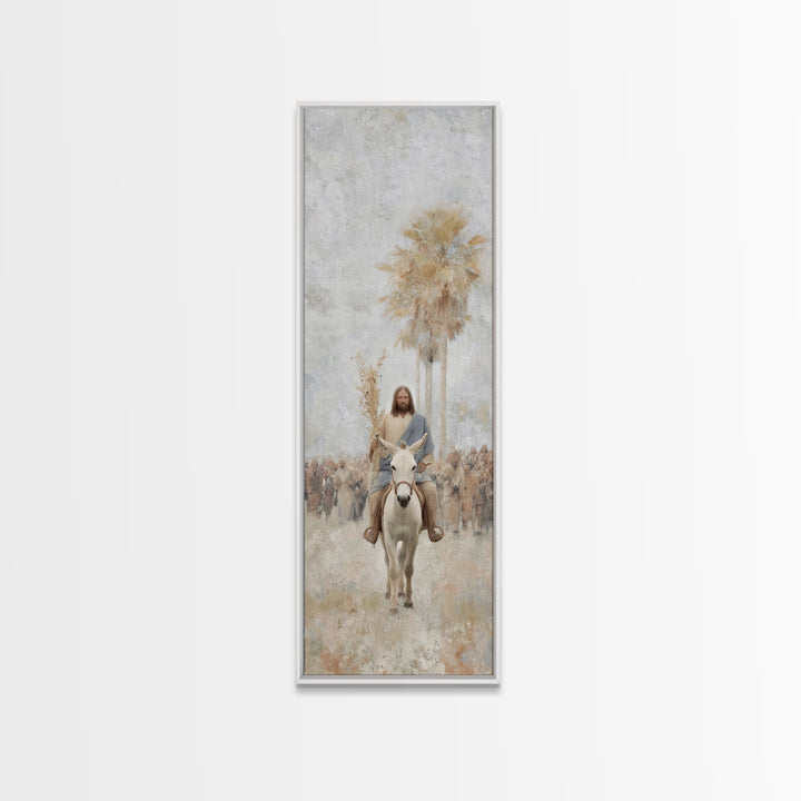 Procession Of Hope – Framed Canvas Print – Christian Art – Christian Wall Art – Skinny Art – Jesus Painting – Christian Art Canvas