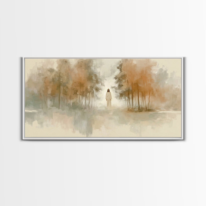 Forest of Mercy | Framed Canvas Print | Christian Wall Art | Jesus Painting | Christian Art Canvas | Christian Gift Ideas | Christmas Art
