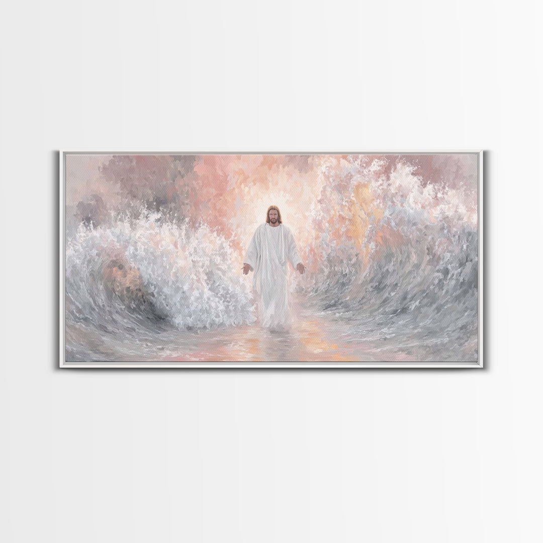 Dawn of Glory | Framed Canvas Print | Christian Wall Art | Jesus Painting | Christian Art Canvas | Large Christian Painting | Christian Art