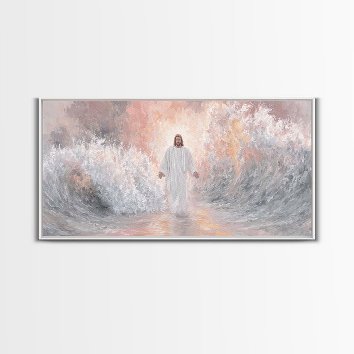 Dawn of Glory | Framed Canvas Print | Christian Wall Art | Jesus Painting | Christian Art Canvas | Large Christian Painting | Christian Art