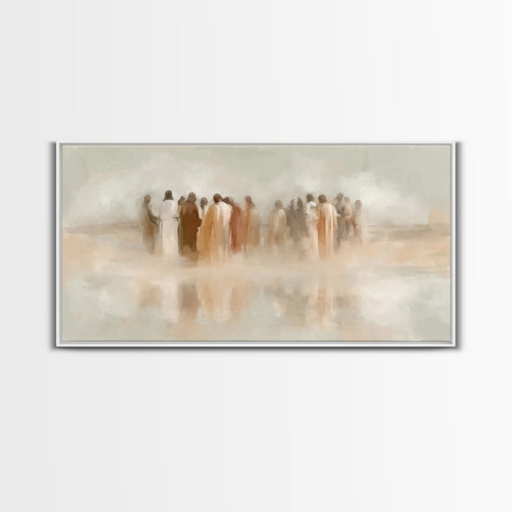 Circle Of Grace – Framed Canvas Print – Christian Art – Christian Wall Art – Jesus Art – Christian Canvas – Christian Gifts