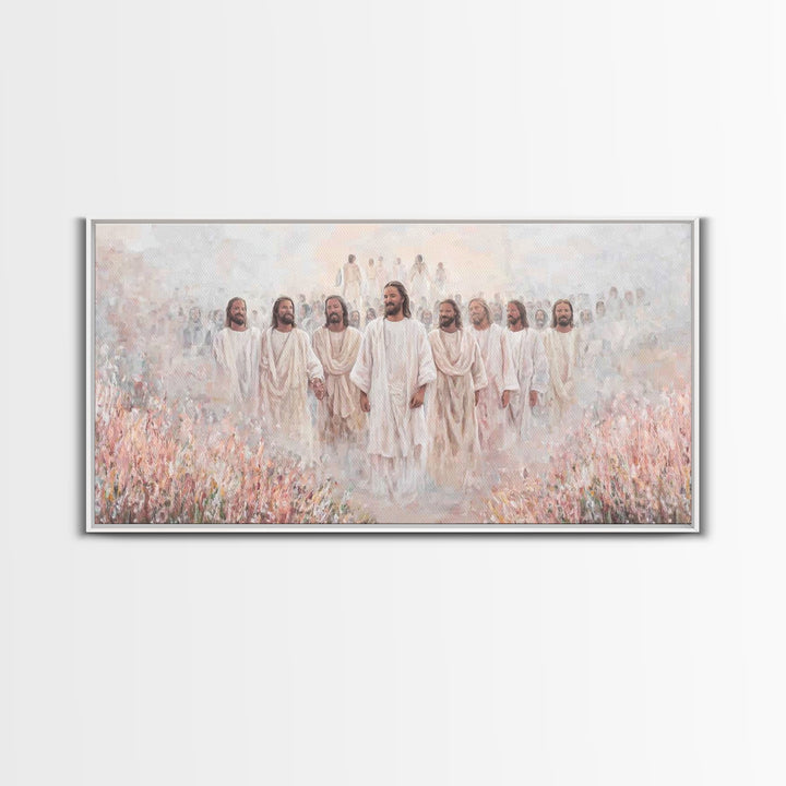 Eternal Walk – Framed Canvas Print – Christian Art – Christian Canvas – Jesus Painting – Christian Art Print – Christian Wall Art