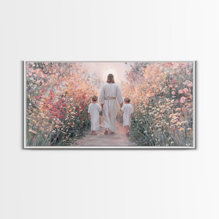 Fields of Mercy | Framed Canvas Print | Christian Art Canvas | Christian Wall Art | Christian Art | Jesus Painting | Christian Decor