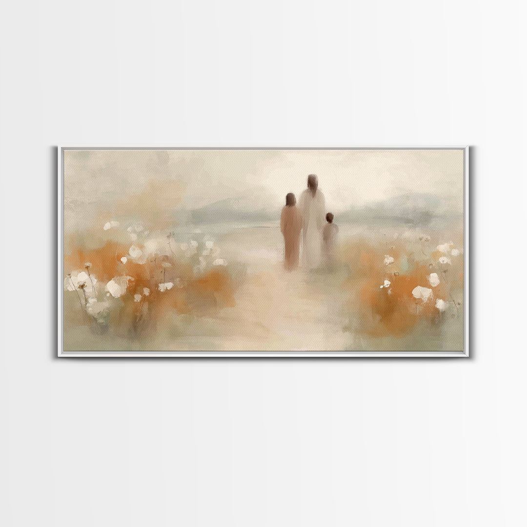 Gentle Path of Grace – Framed Canvas Print – Christian Wall Art – Christian Art Canvas – Jesus Painting – Christian Art – Christian Gift Id