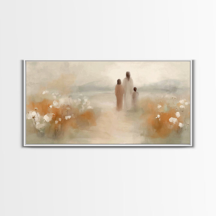 Gentle Path of Grace – Framed Canvas Print – Christian Wall Art – Christian Art Canvas – Jesus Painting – Christian Art – Christian Gift Id