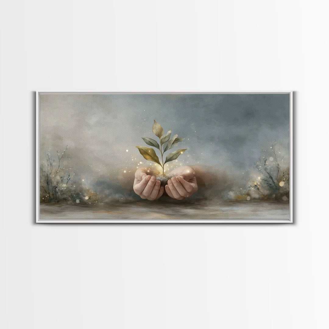 Seed of Promise | Framed Canvas Print | Christian Wall Art | Christian Art | Jesus Painting | Christian Art Canvas | Christian Gift Ideas