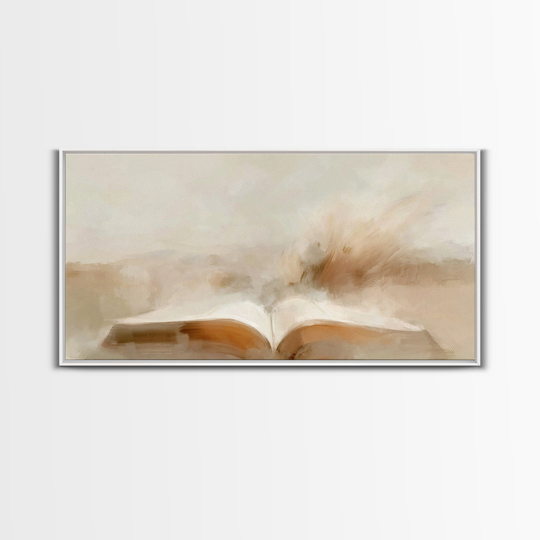 Scripture Light | Framed Canvas Print | Christian Wall Art | Christian Art Canvas | Jesus Painting | Christian Art Gift | Modern Christian