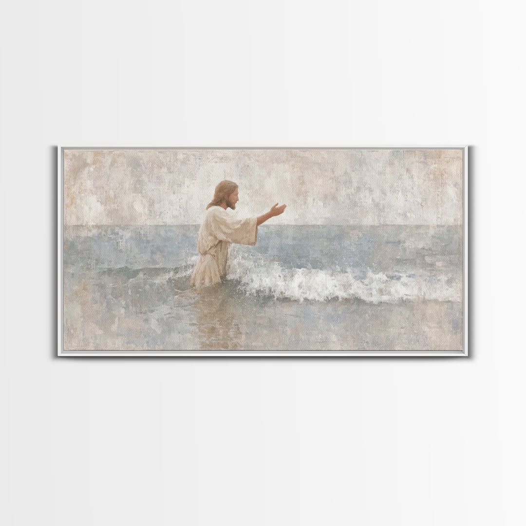Morning Of Hope – Framed Canvas Print – Christian Art Canvas – Jesus Painting – Christian Wall Art – Subtle Christian Art – Christian Chris