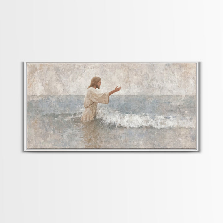 Morning Of Hope – Framed Canvas Print – Christian Art Canvas – Jesus Painting – Christian Wall Art – Subtle Christian Art – Christian Chris