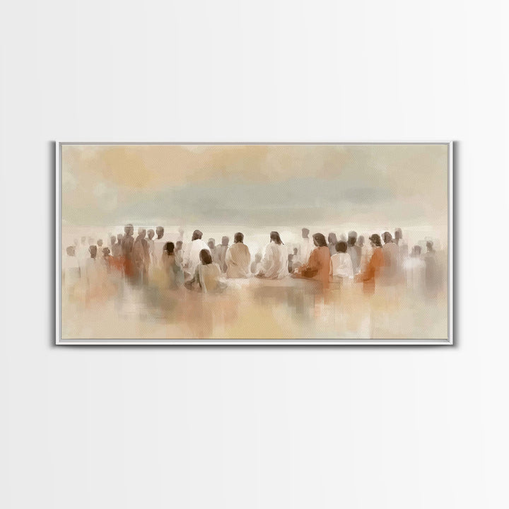 Voices Of Faith – Framed Canvas Print – Christian Wall Art – Christian Art Canvas – Christian Painting – Modern Christian Art – Christmas A