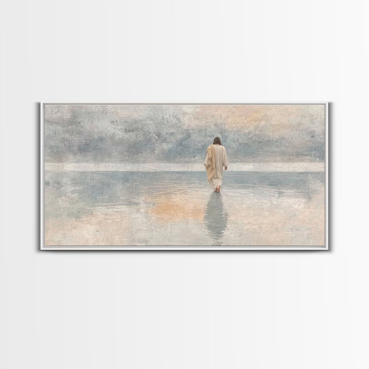 Horizon Of Faith – Framed Canvas Print – Christian Art Canvas – Christmas Art – Jesus Painting – Christian Wall Art – Christian Christmas A