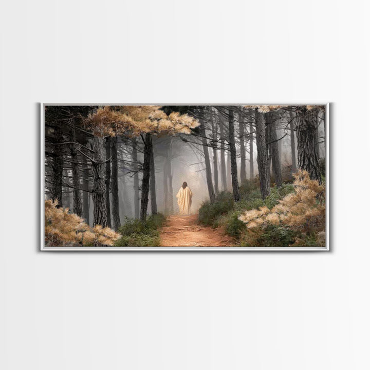 Guiding Peace – Framed Canvas Print – Christian Art Canvas – Large Christian Art – Jesus Painting – Christmas Art – Christian Wall Art