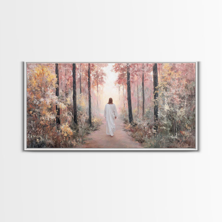 Light Of Peace – Framed Canvas Print – Christian Wall Art – Christian Art Canvas – Jesus Painting – Christian Art – Christmas Art