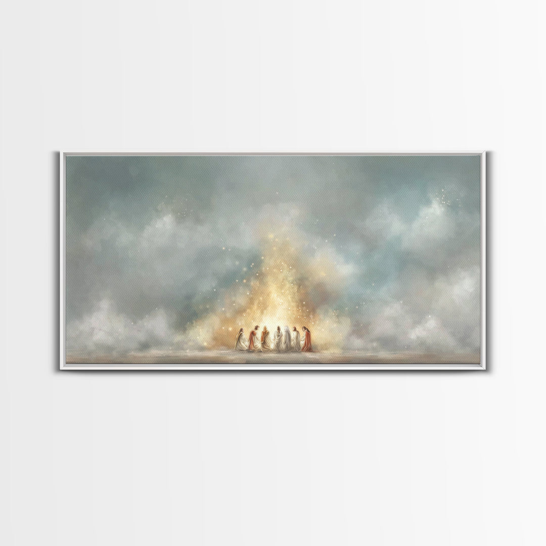 Eternal Light – Framed Canvas Print – Christian Art Canvas – Jesus Painting – Christian Christmas Art – Christian Wall Art