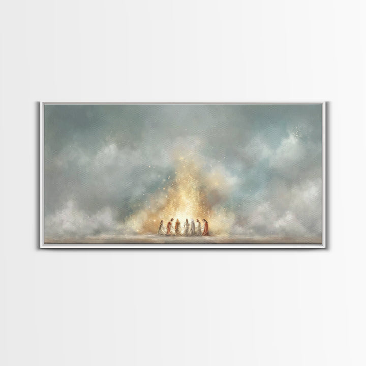 Eternal Light – Framed Canvas Print – Christian Art Canvas – Jesus Painting – Christian Christmas Art – Christian Wall Art