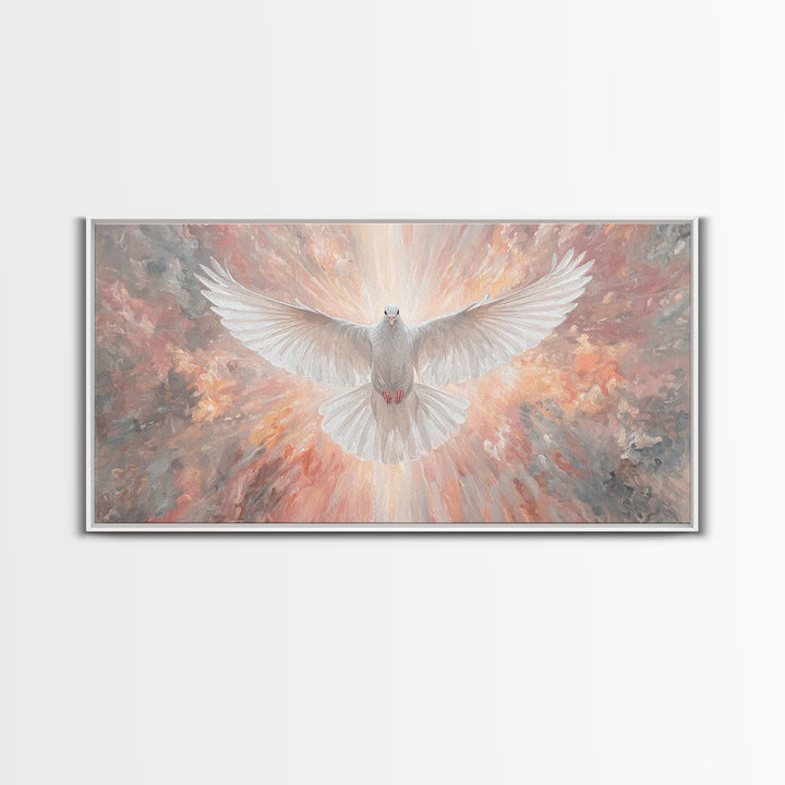 Grace Unveiled | Framed Canvas Print | Christian Wall Art | Christian Art Canvas | Christian Painting | Christmas Art | Christian Decor