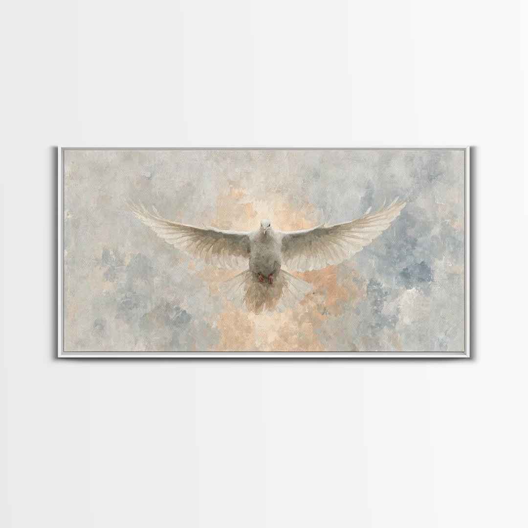 Radiant Mercy, Framed Canvas Print, Christian Art Canvas, Christian Wall Art, Christian Painting, Christmas Art, Christian Decor