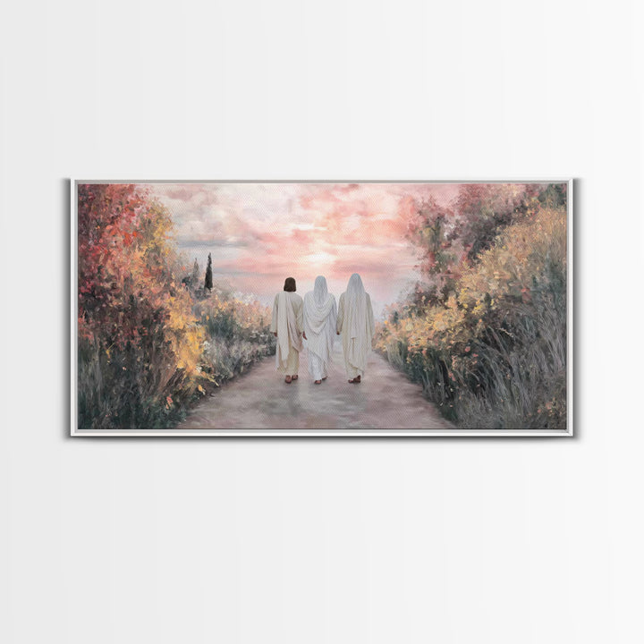 Garden Of Dawn – Framed Canvas Print – Christian Art Canvas – Jesus Wall Art – Christian Art Print – Christian Decor – Christian Gift Ideas