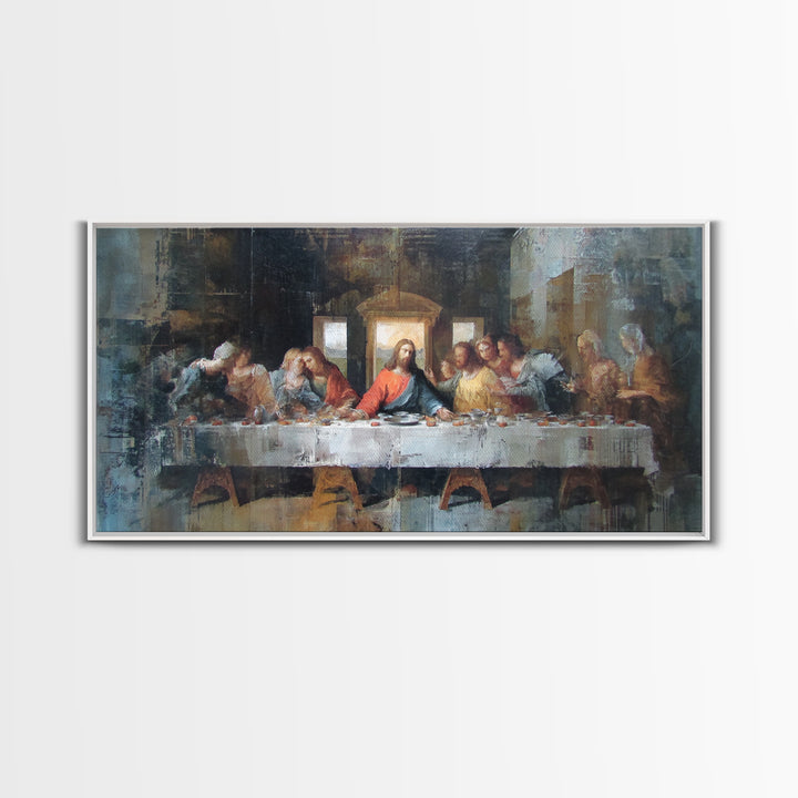 Dawn Fellowship – Framed Canvas Print – Christian Wall Art – Christmas Art – Christian Art Print – Christian Art Canvas – Christian Christm