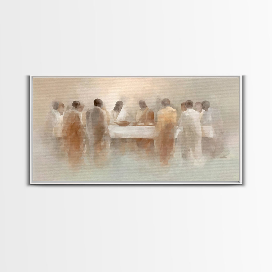 Gathered In Grace – Framed Canvas Print – Christian Wall Art – Christian Art Canvas – Christian Art Print – Christian Decor – Jesus Paintin