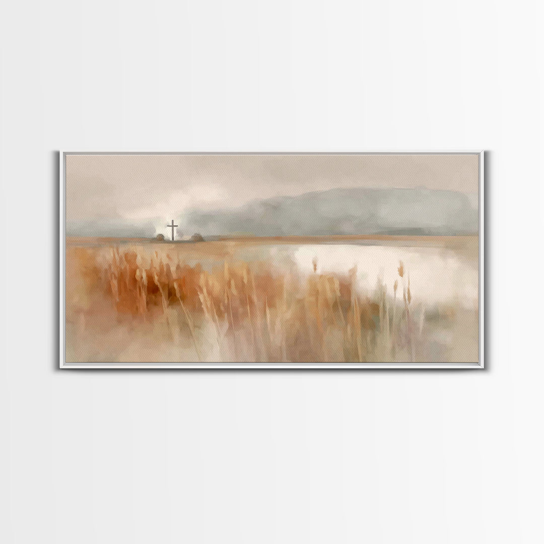 Quiet Redeemer – Framed Canvas Print – Christian Wall Art – Christian Decor – Christian Art Canvas – Christian Art Print – Christian Painti