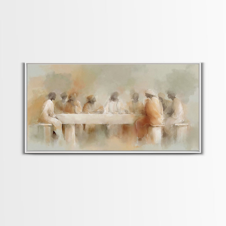 Gathered In Grace – Framed Canvas Print – Christian Art Canvas – Christian Wall Art – Christian art print – subtle Christian art – Jesus Pa