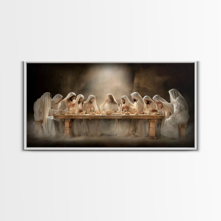Table Of Covenant – Framed Canvas Print – Christian Art – Christian Art Canvas – Jesus Painting – Christian Wall Art – Christian art work