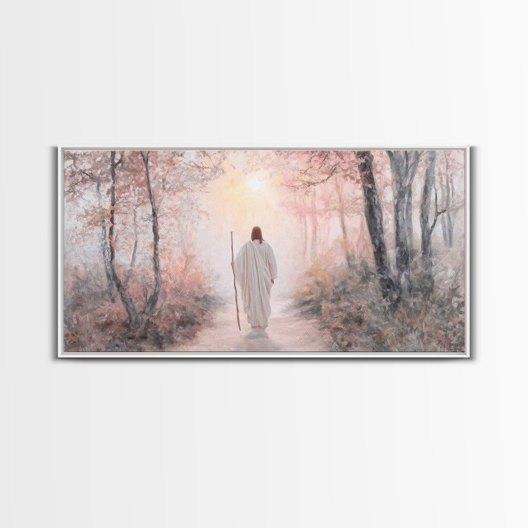 Path Of Mercy – Framed Canvas Print – Christian Wall Art – Christian Art Canvas – Jesus Painting